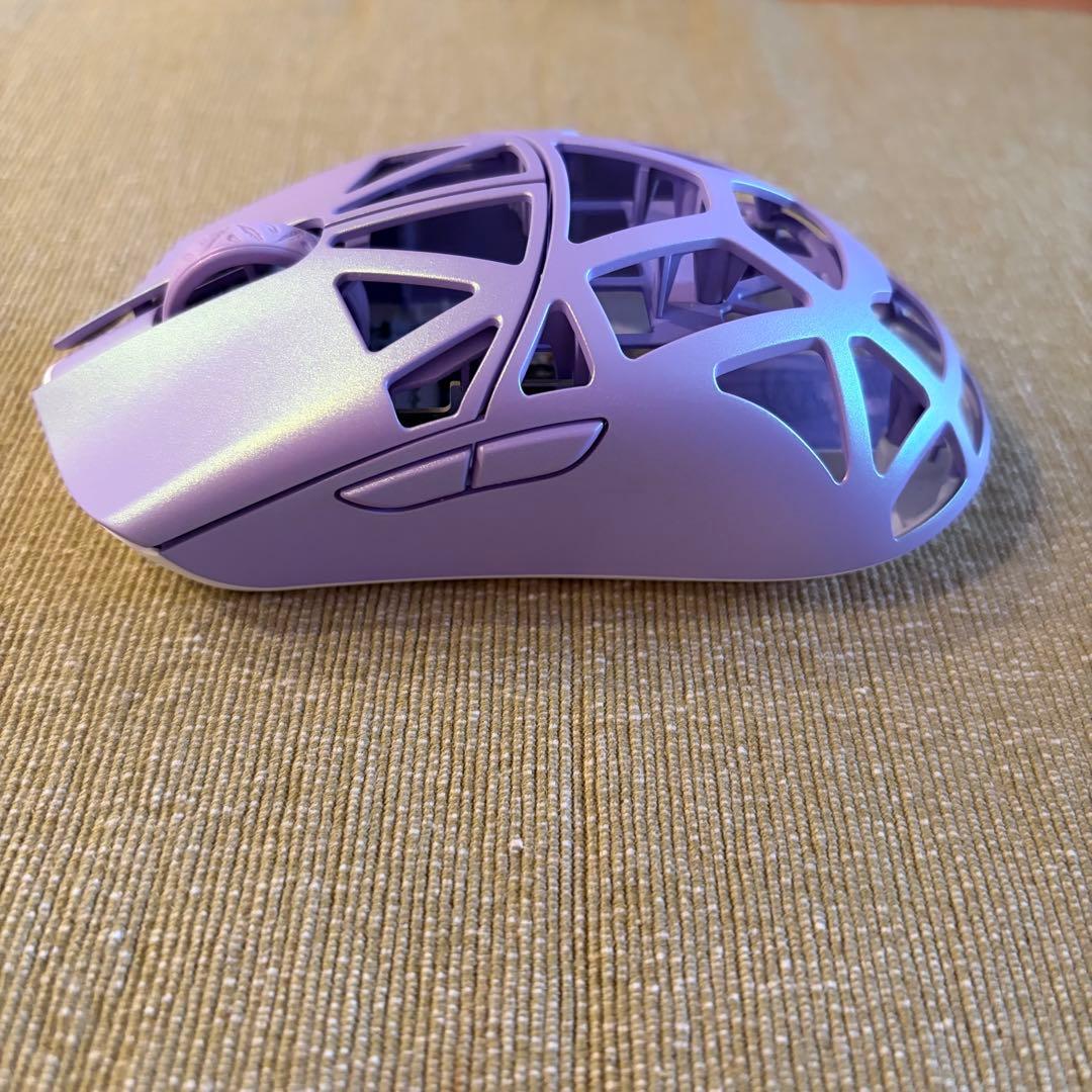 マウス・トラックボール WLMOUSE Beast X Max Solid Soft Lilac 8K