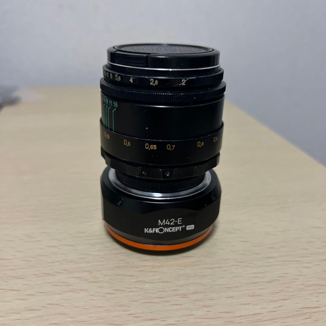 Helios 44-2 K&F concept M42-E付属