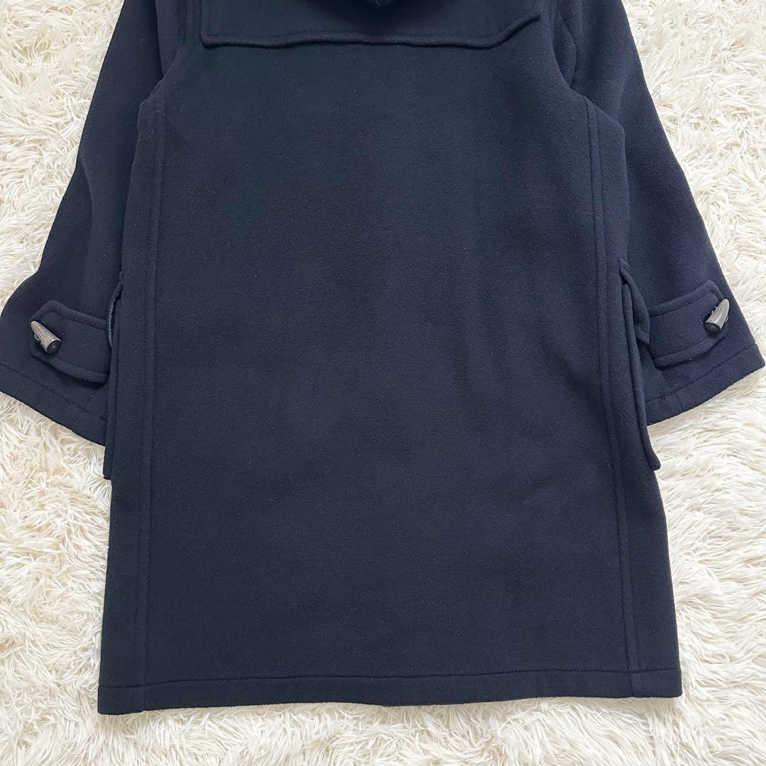 アクアスキュータム 大きいサイズXL ウールロングダッフルコート ネイビー