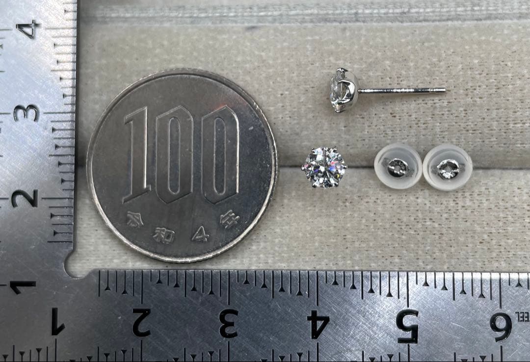 専用JA171★高級 ダイヤモンド0.67ct プラチナ ピアス