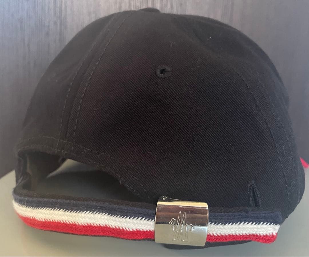 MONCLER ブラック ベースボールキャップ 【正規品】