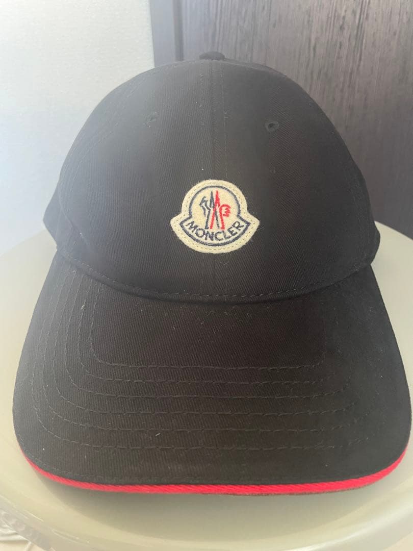 MONCLER ブラック ベースボールキャップ 【正規品】