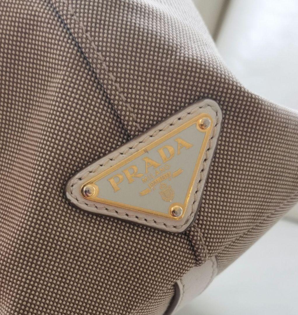 PRADA　プラダ　ロゴジャガード　ハンドバッグ　2WAY