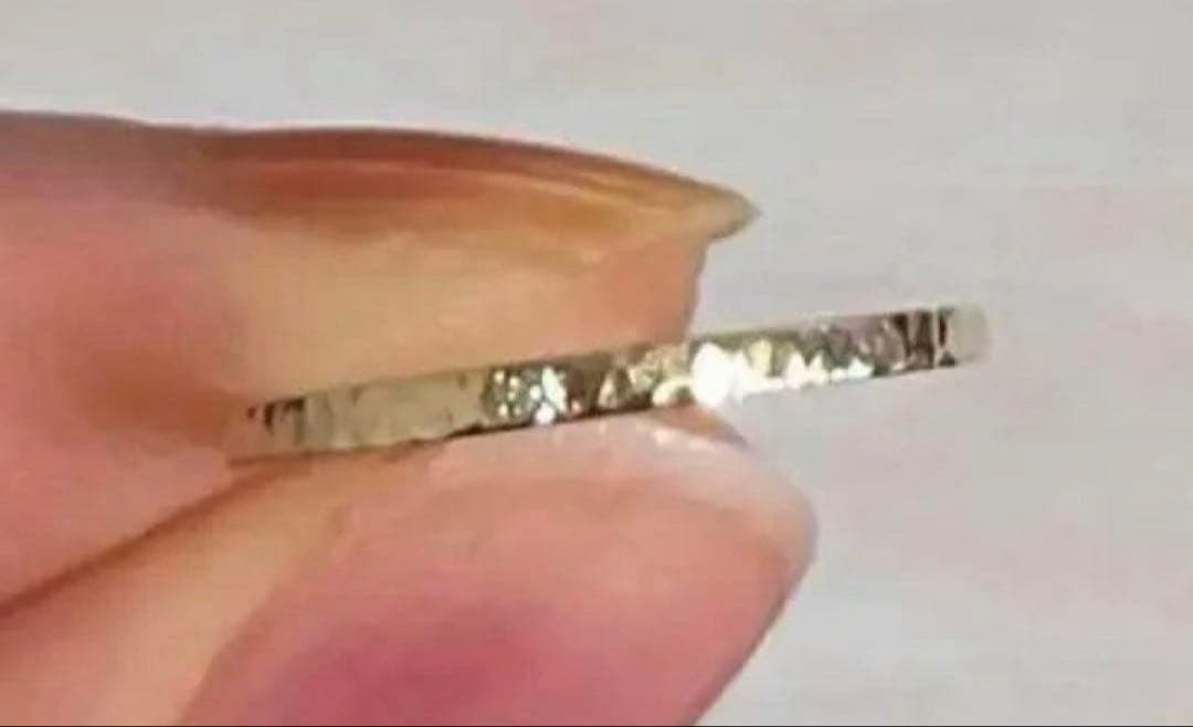 エテete K10YG ダイヤモンド ピンキーリング