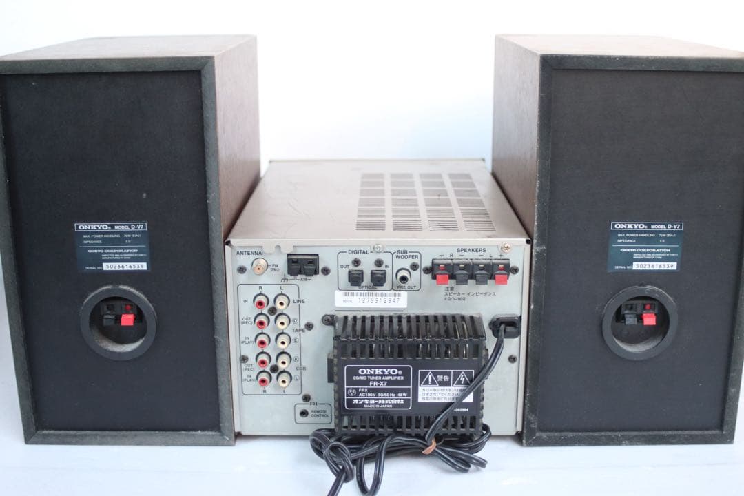 ONKYO オンキョー　オンキヨー CD/MD コンポ FR-X7