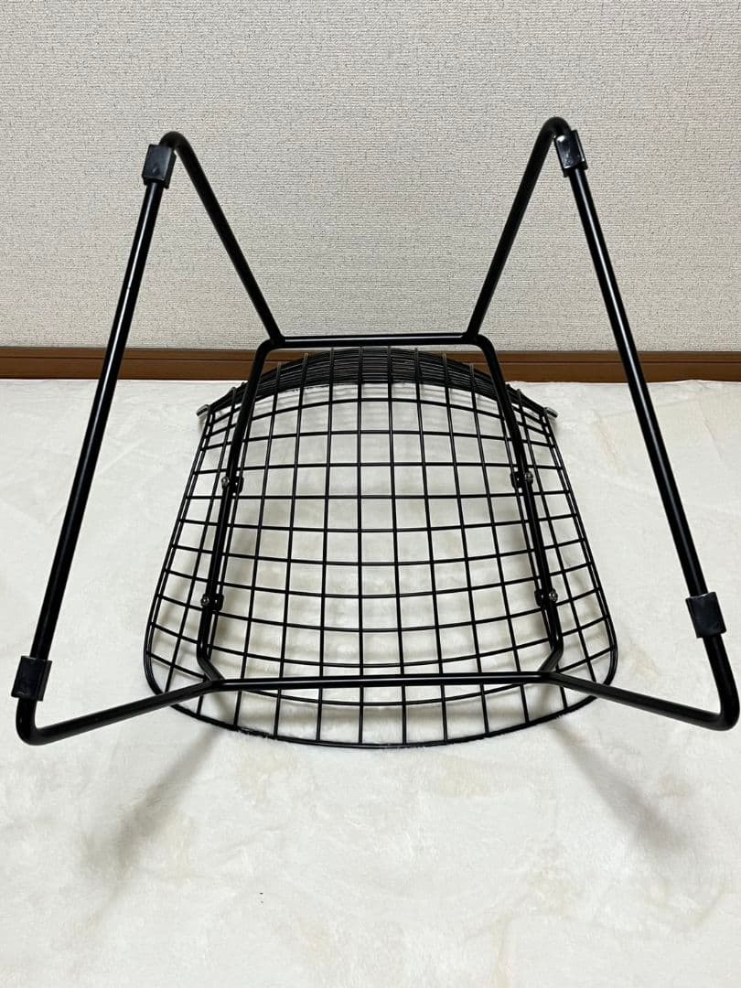 【美品】ハリーベルトイヤ　ワイヤーチェア　リプロダクト　黒