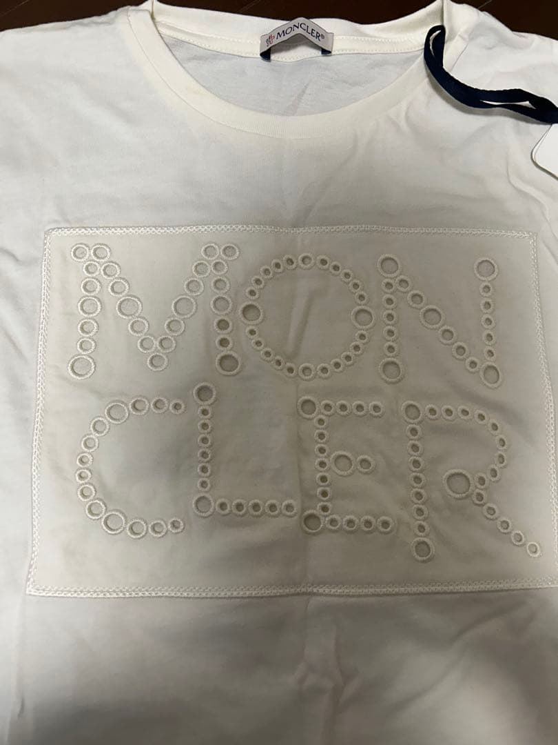 MONCLER ホワイト Tシャツ 12A
