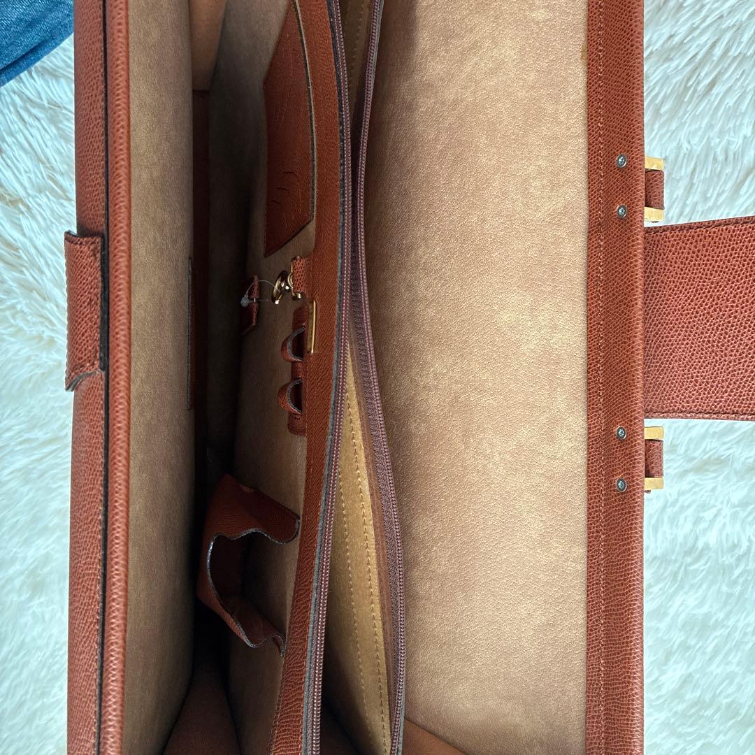 【極美品・鍵付】ルタヌア LE TANNEUR ダレスバッグ ビジネス A4収納