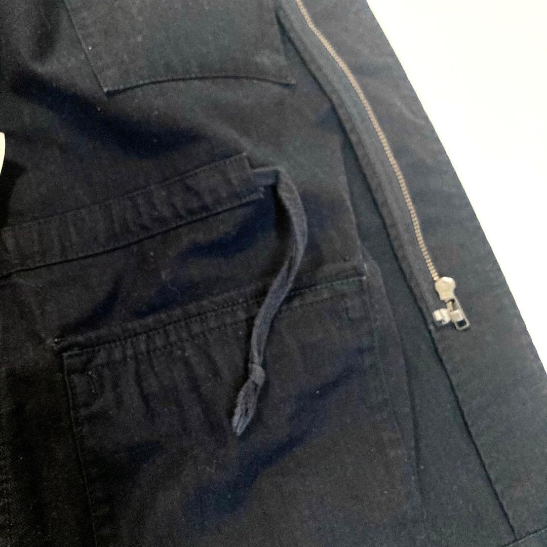 【希少】トリココムデギャルソン　AD2002 パール ミリタリージャケット 黒