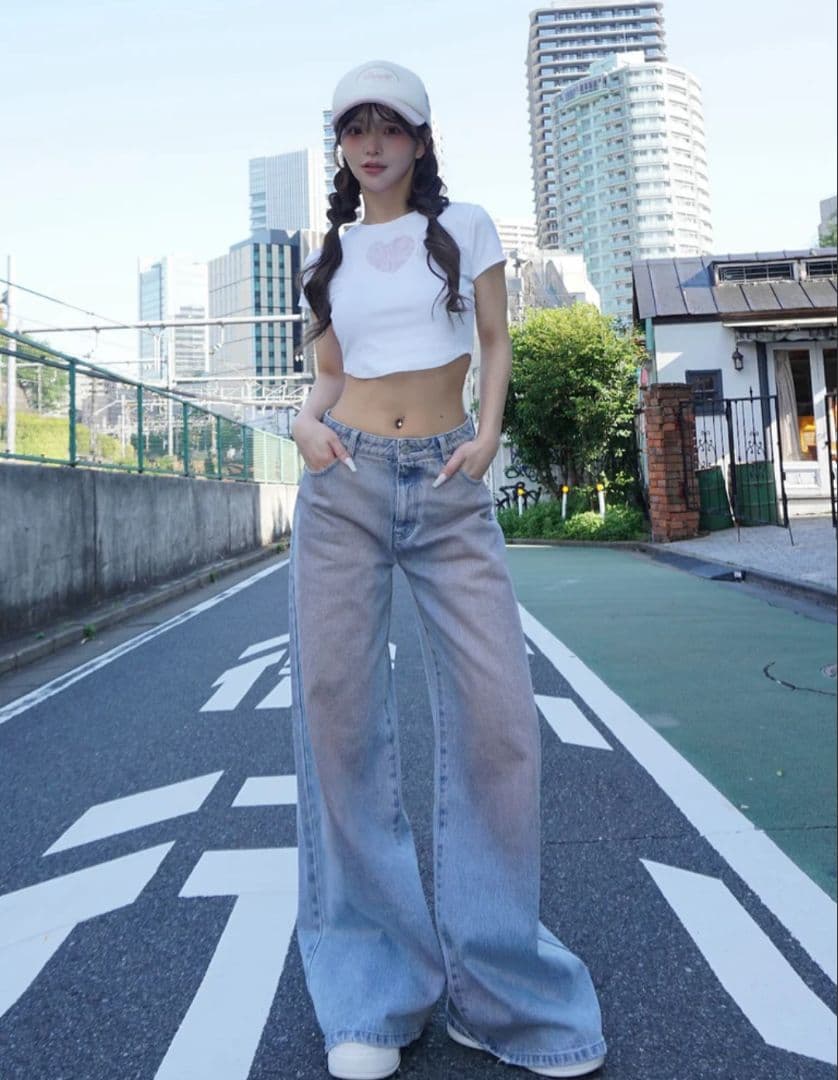 Darich　ミッドライズデニムパンツ　Sサイズ