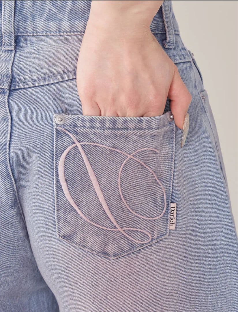 Darich　ミッドライズデニムパンツ　Sサイズ