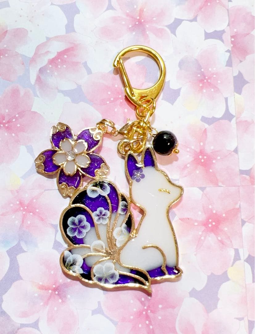 九尾の狐　透け感フラワー　６点セット販売