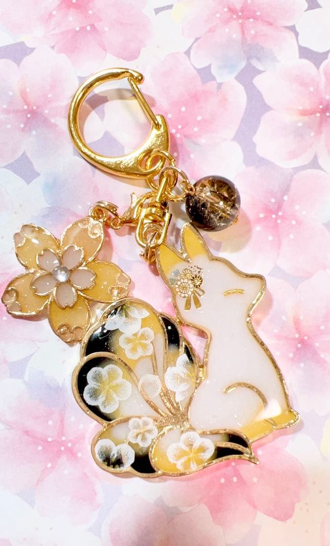 九尾の狐　透け感フラワー　６点セット販売