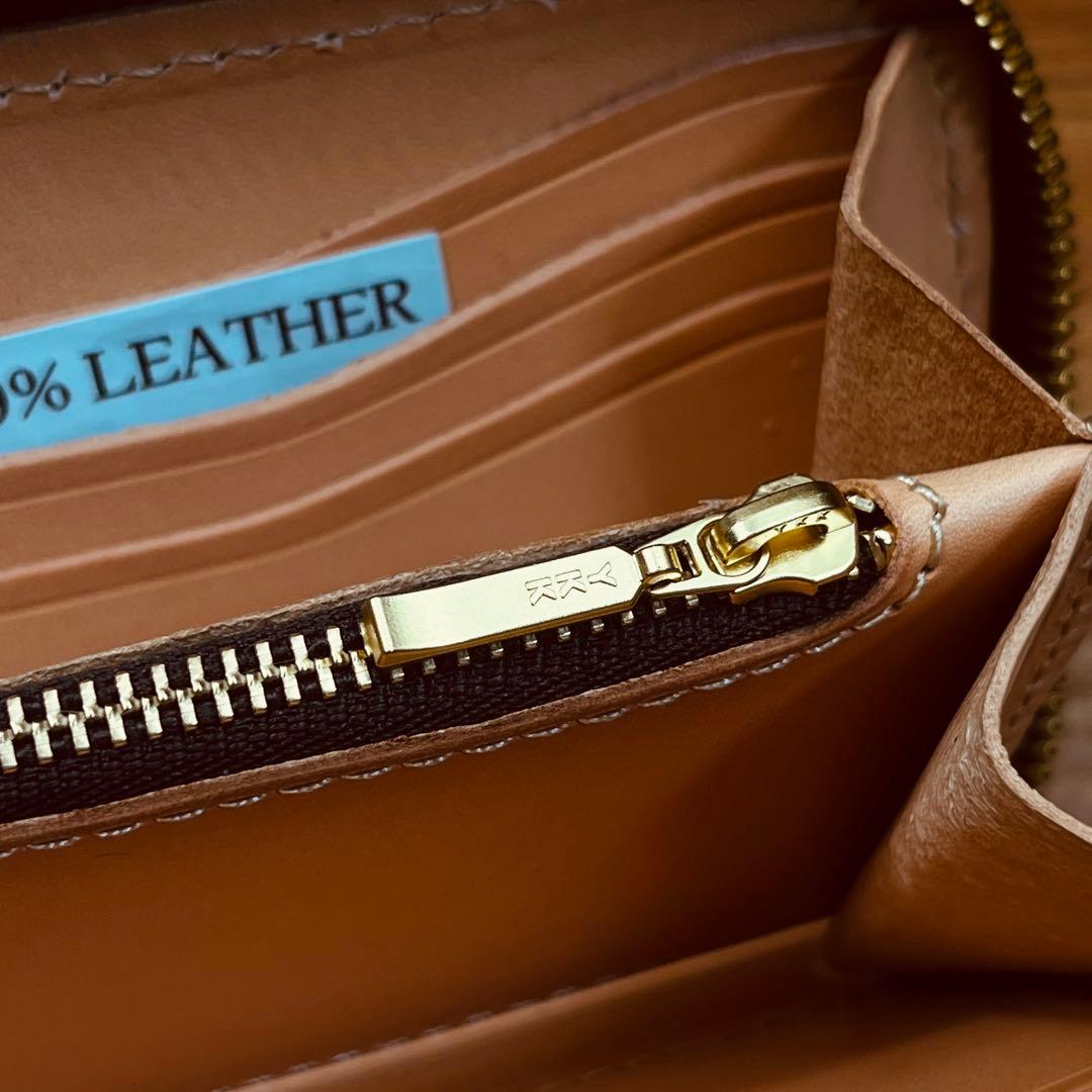 メンズ 長財布 本革 ラウンドファスナー メンズ 長財布 財布 栃木レザー