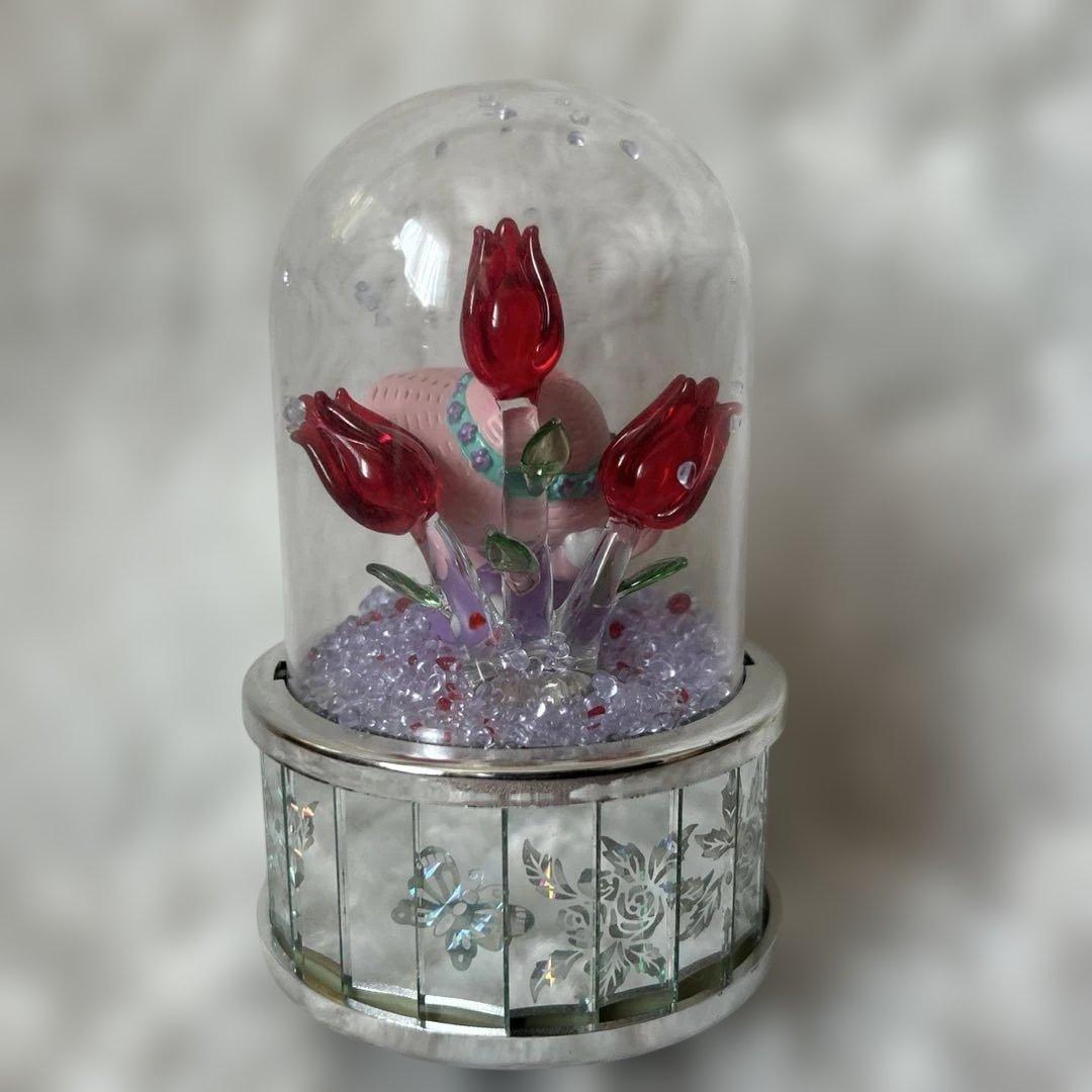 ハローキティ　北海道限定　オルゴール　年代物　平成レトロ　ラベンダー　サンリオ