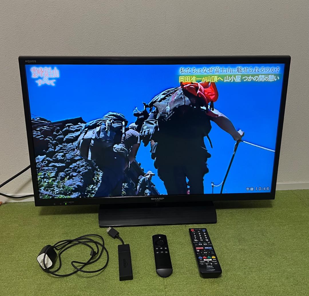シャープ Fire tv Stick付き テレビ 32V型