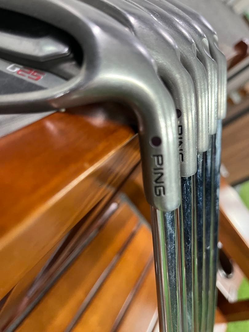 T*T様 超名器　PING G25 アイアンセット 6-9 W マルーン？　モー