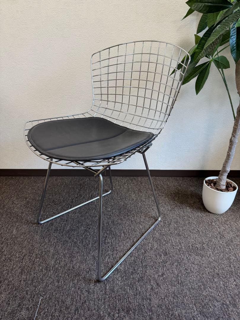 ハリー•ベルトイア チェア ミッドセンチュリー パット付