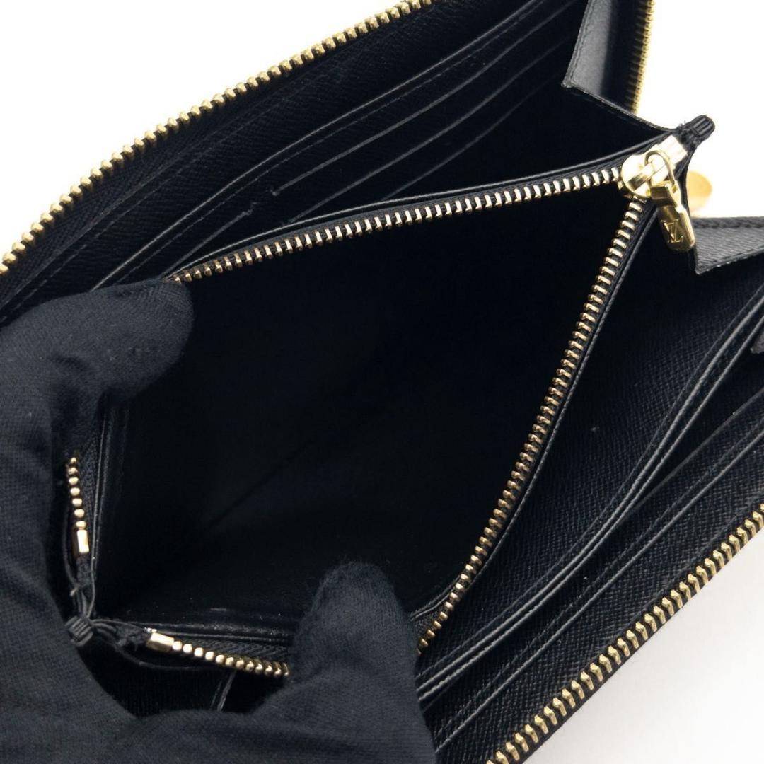 【超極美品】ルイヴィトン　新型ジッピーウォレット　エピ　長財布　黒　ゴールド金具