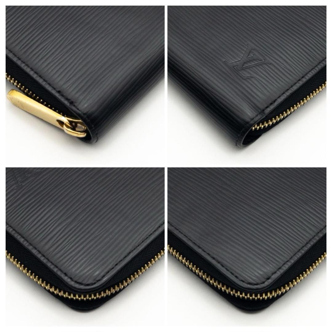 【超極美品】ルイヴィトン　新型ジッピーウォレット　エピ　長財布　黒　ゴールド金具