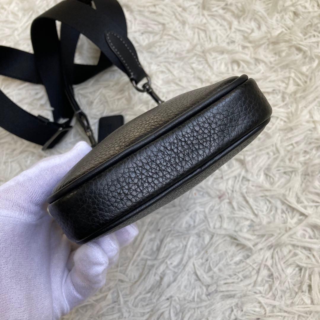 未使用保管品 コーチ ショルダーバッグ エイデンクロスボディ ペプルドレザー