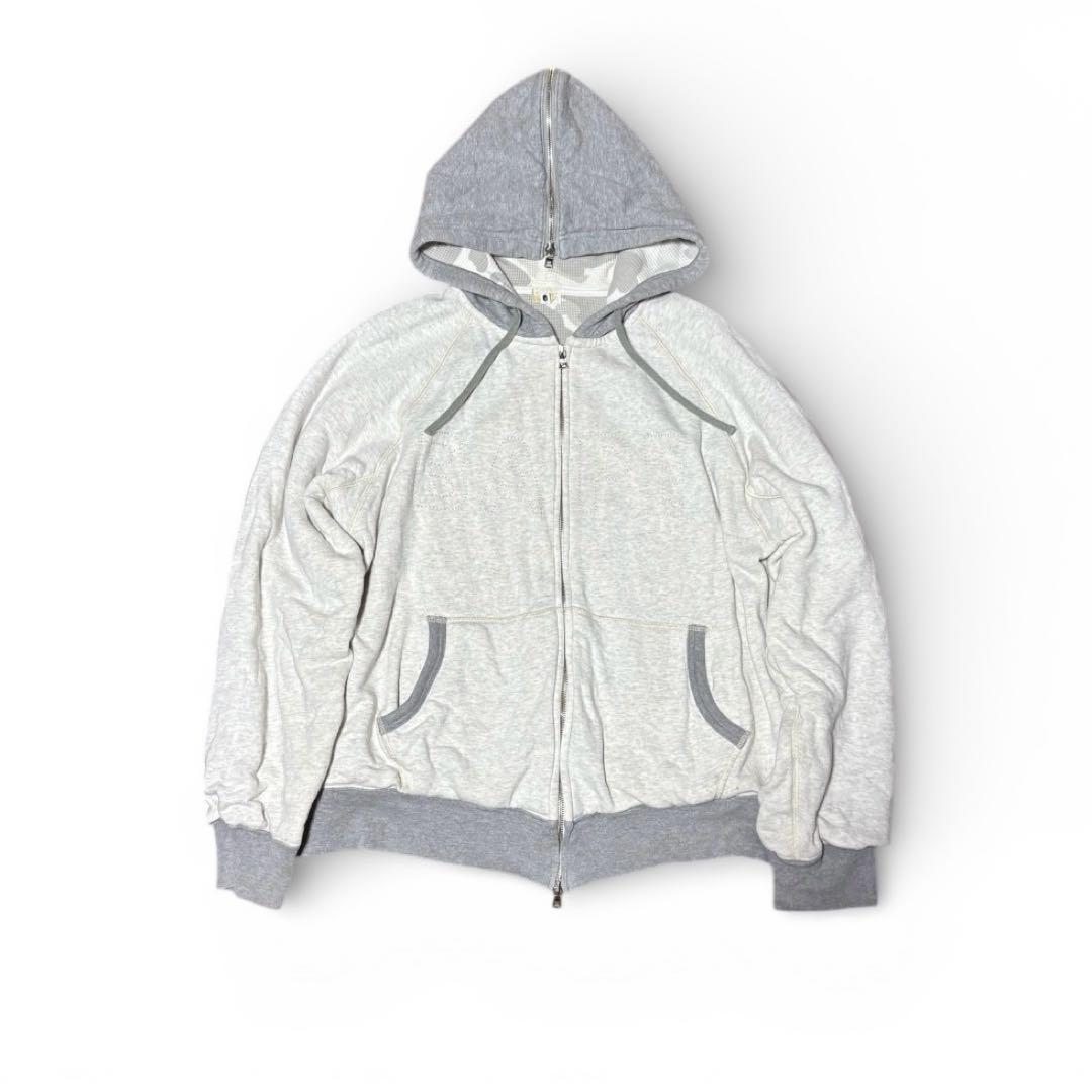 A BATHING APE BAPE N2-b zip parker 迷彩