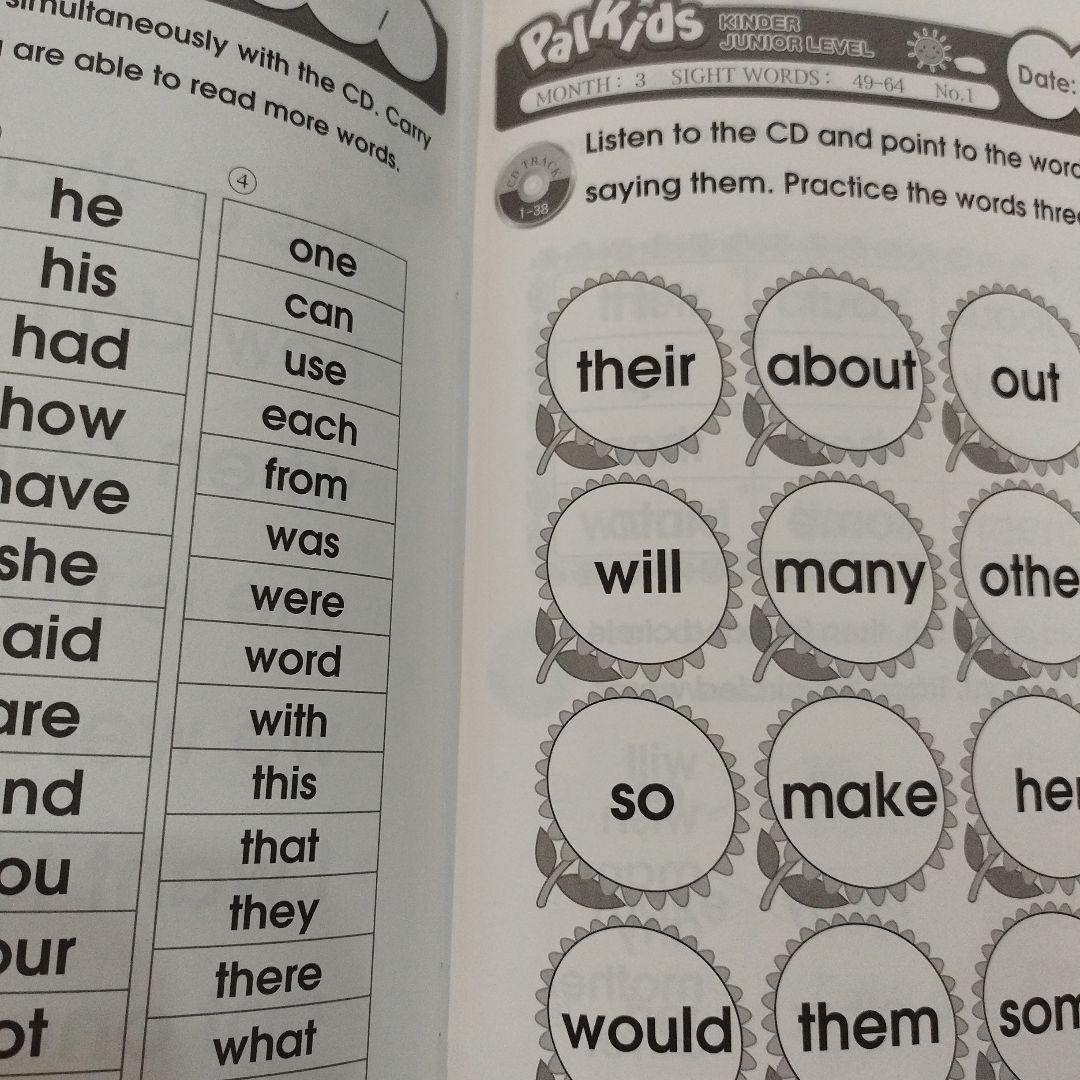 旧版パルキッズ　キンダー　CD.DVD ファーストワーズテキストおまけ付き