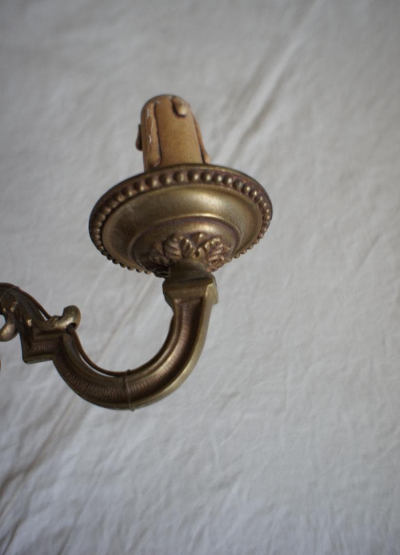 2灯ウォールランプ　キャンドル　 ブロカント　フランス　アンティーク