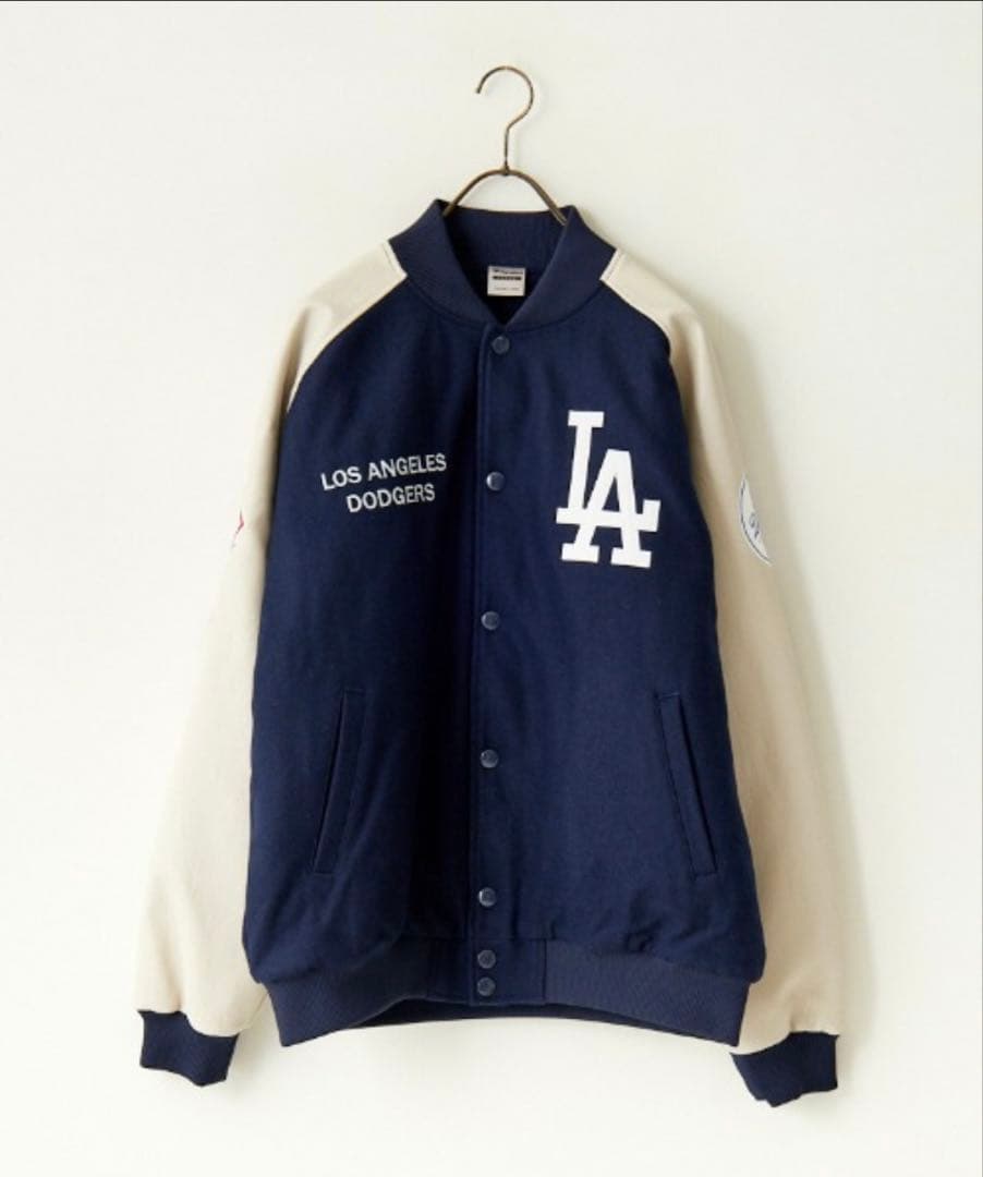 FANATICS 別注　MBL ロゴワッペン　スタジャン　ドジャース