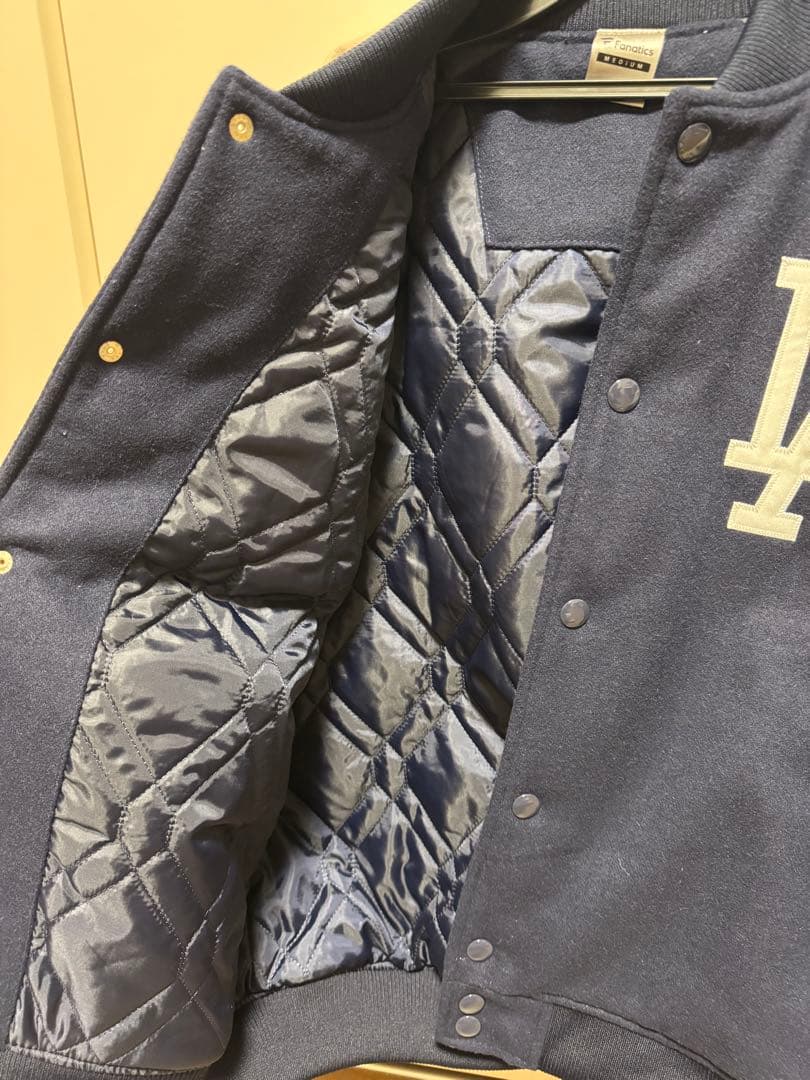 FANATICS 別注　MBL ロゴワッペン　スタジャン　ドジャース