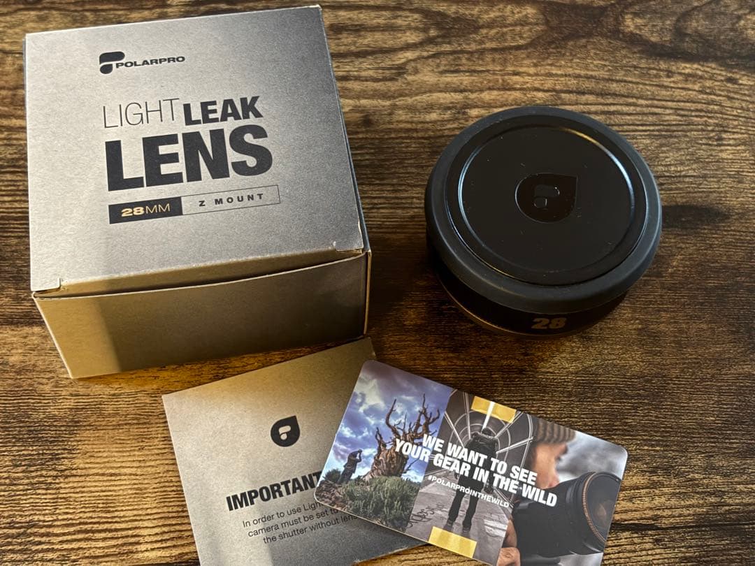 POLARPRO LIGHT LEAK LENS 28mm Zマウント