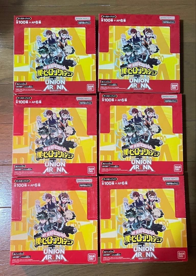 僕のヒーローアカデミア UNION ARENA ユニオンアリーナ BOX 未開封