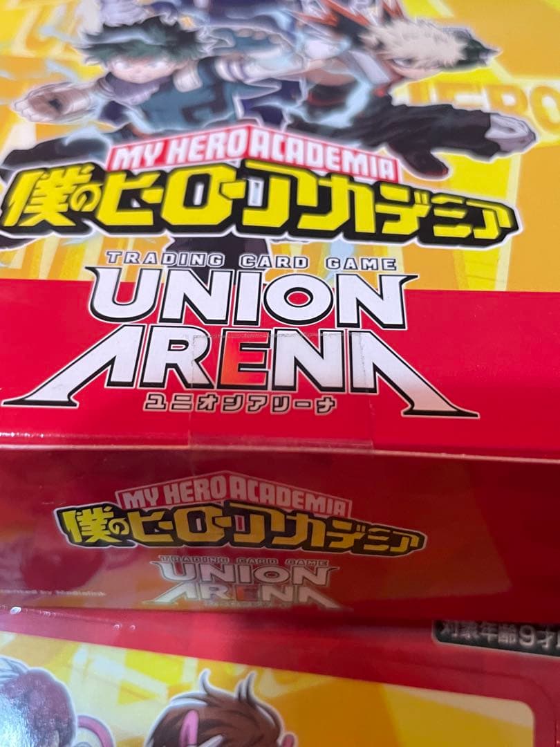 僕のヒーローアカデミア UNION ARENA ユニオンアリーナ BOX 未開封