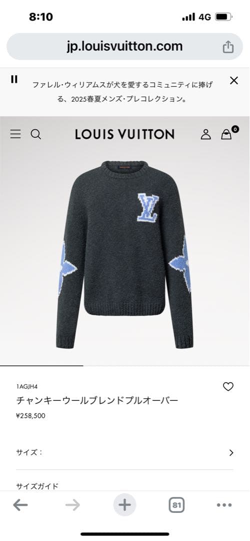 LOUIS VUITTON セーター