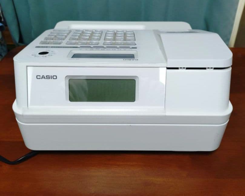 CASIO SR-S200-WE 電子レジスター ホワイト レジ 店舗用品