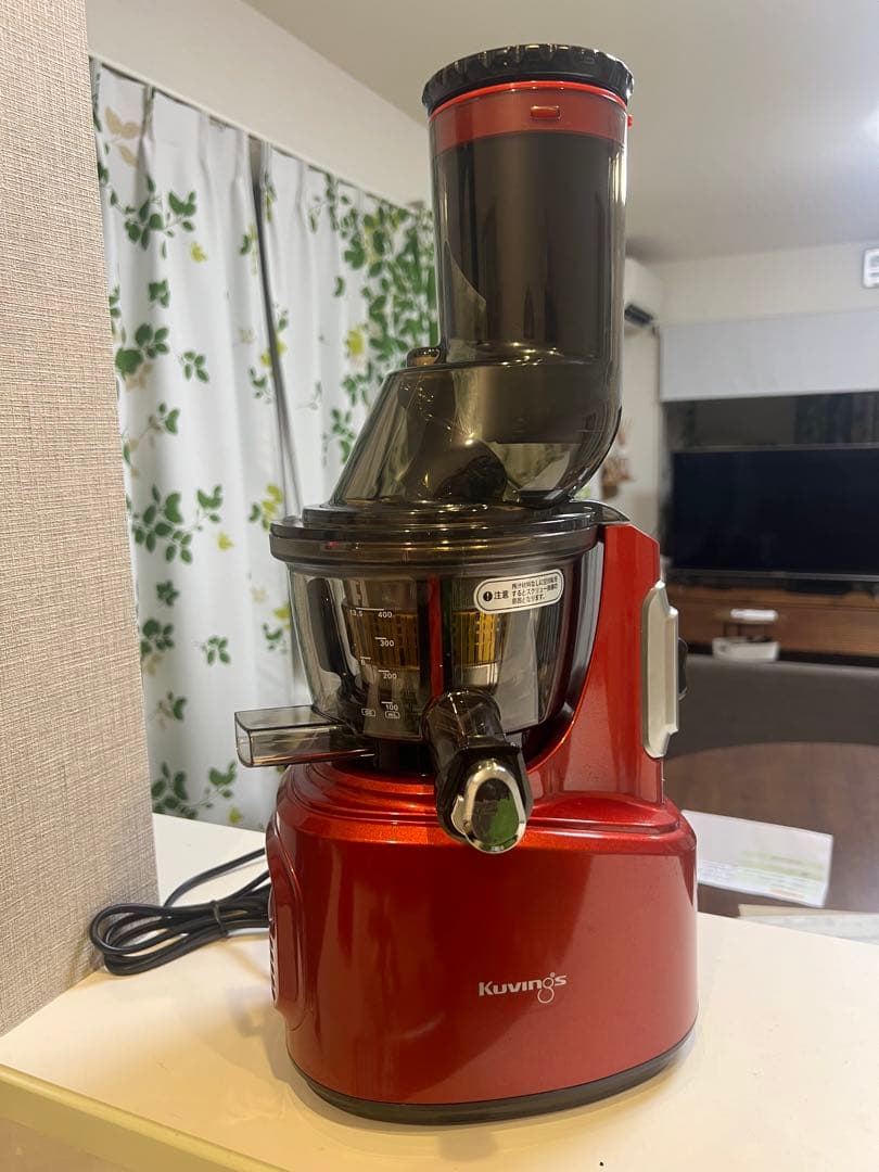 Kuvings（クビンス）ホールスロージューサーJSG-30（RED）