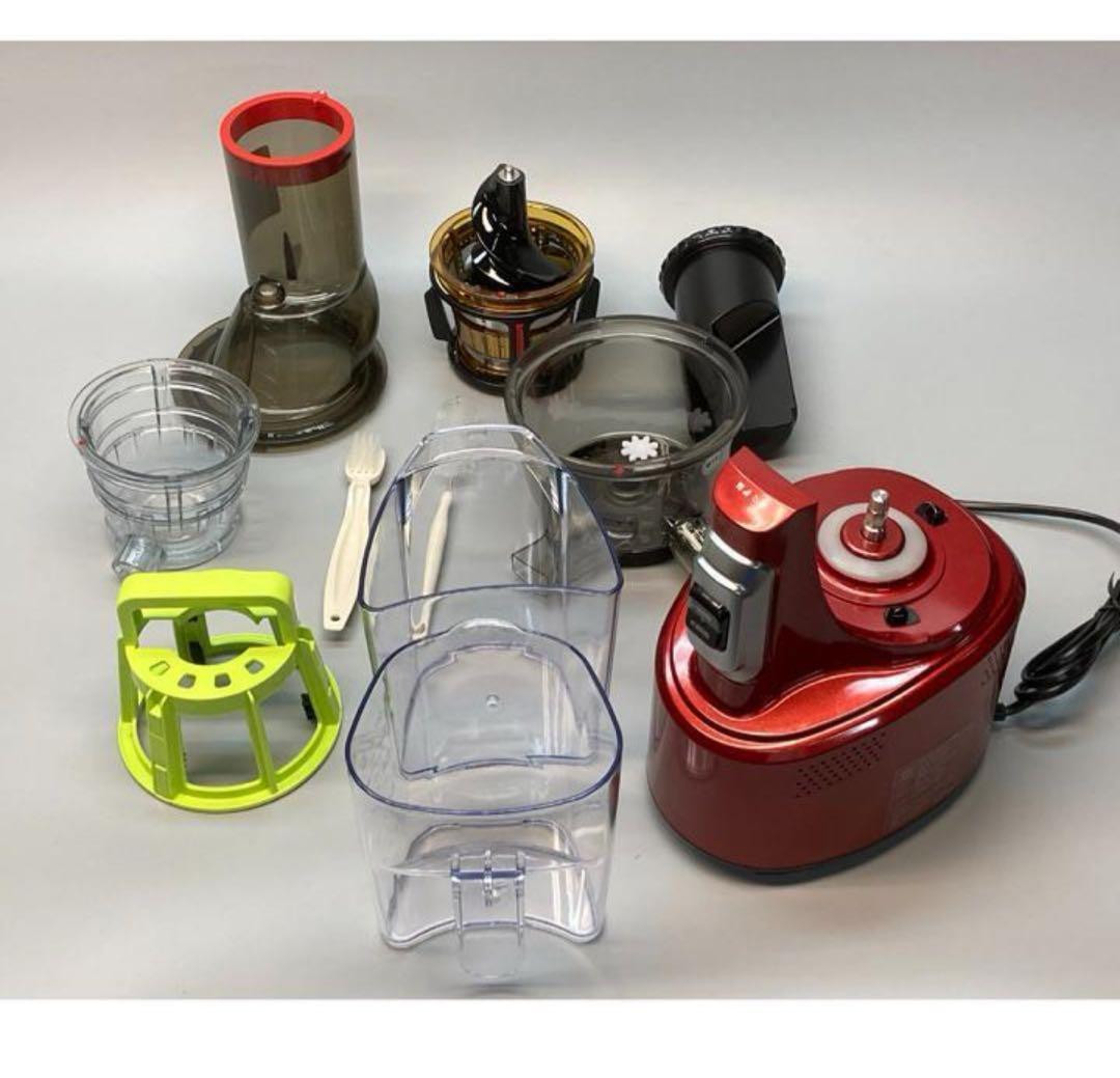 Kuvings（クビンス）ホールスロージューサーJSG-30（RED）