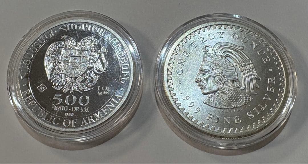 1オンス銀貨 2枚セット シルバー　925