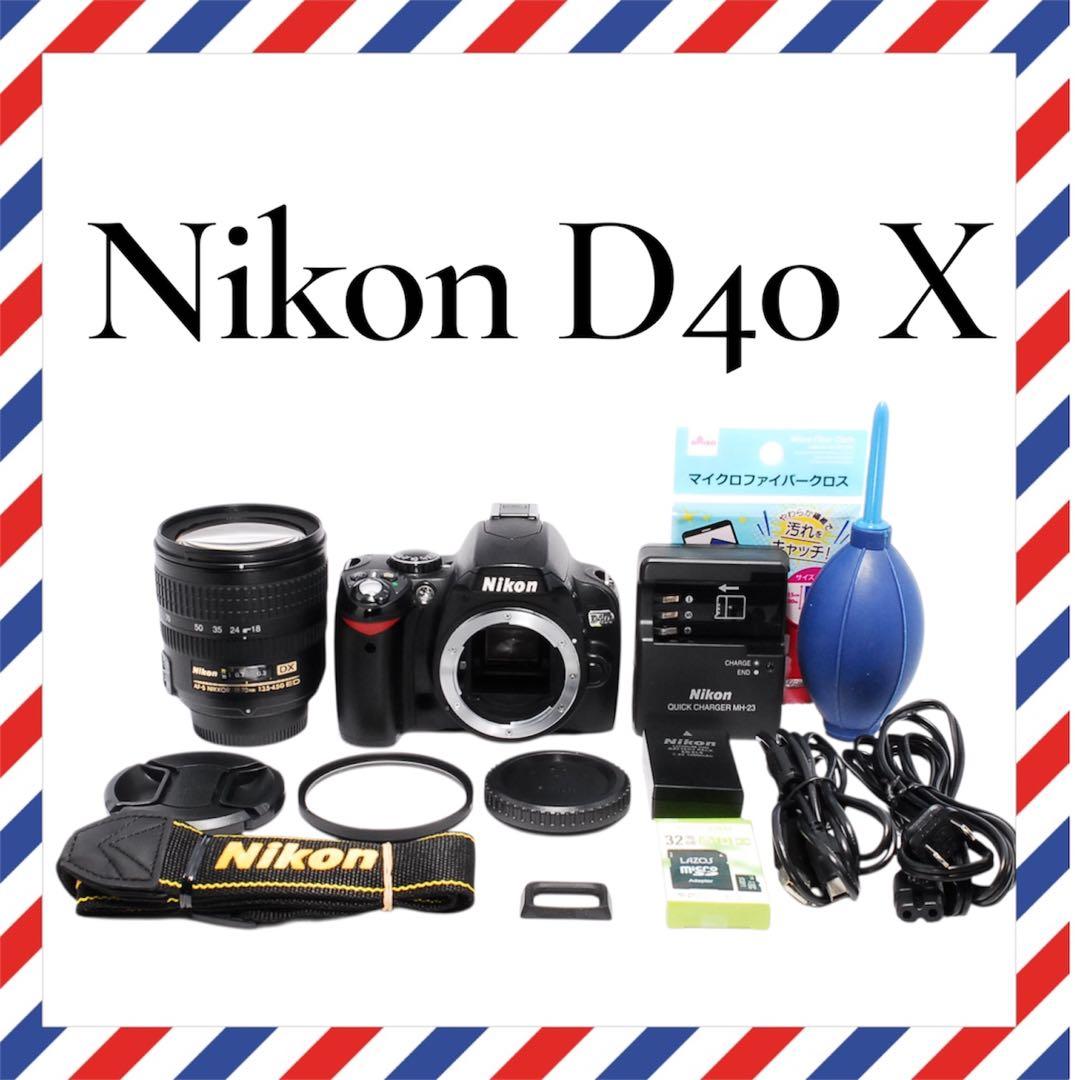 初心者オススメ❤️Nikon D40X ❤️フィルム感一眼レフ カメラ