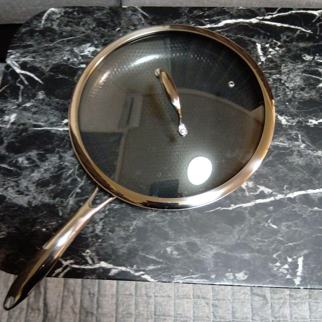 HEXCLAD ハイブリッド フライパン26cm 蓋付き