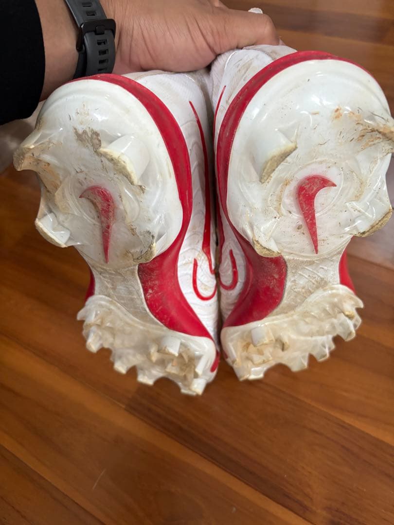 Nike 野球スパイク アルファハラチNXT MC ホワイト/レッド