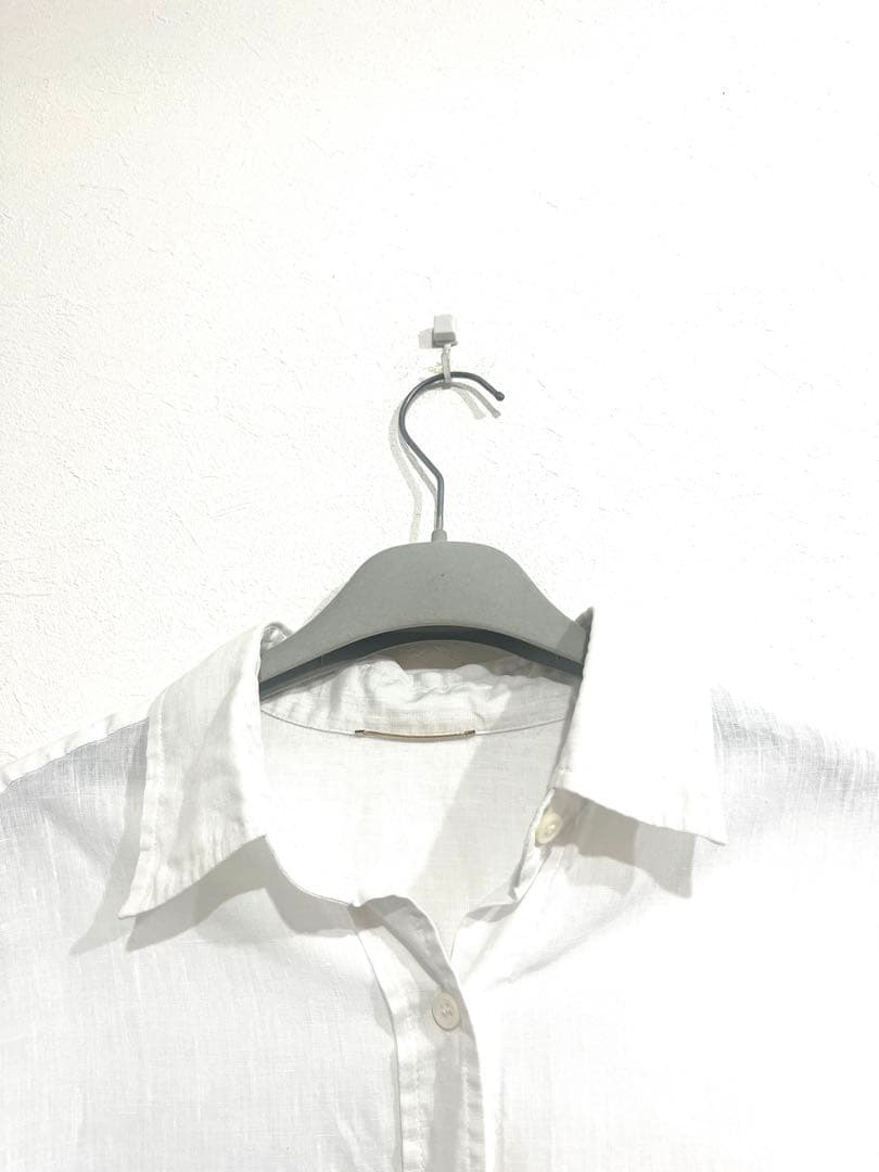 ドゥーズィエムクラス　2025SS Linen シャツ　白
