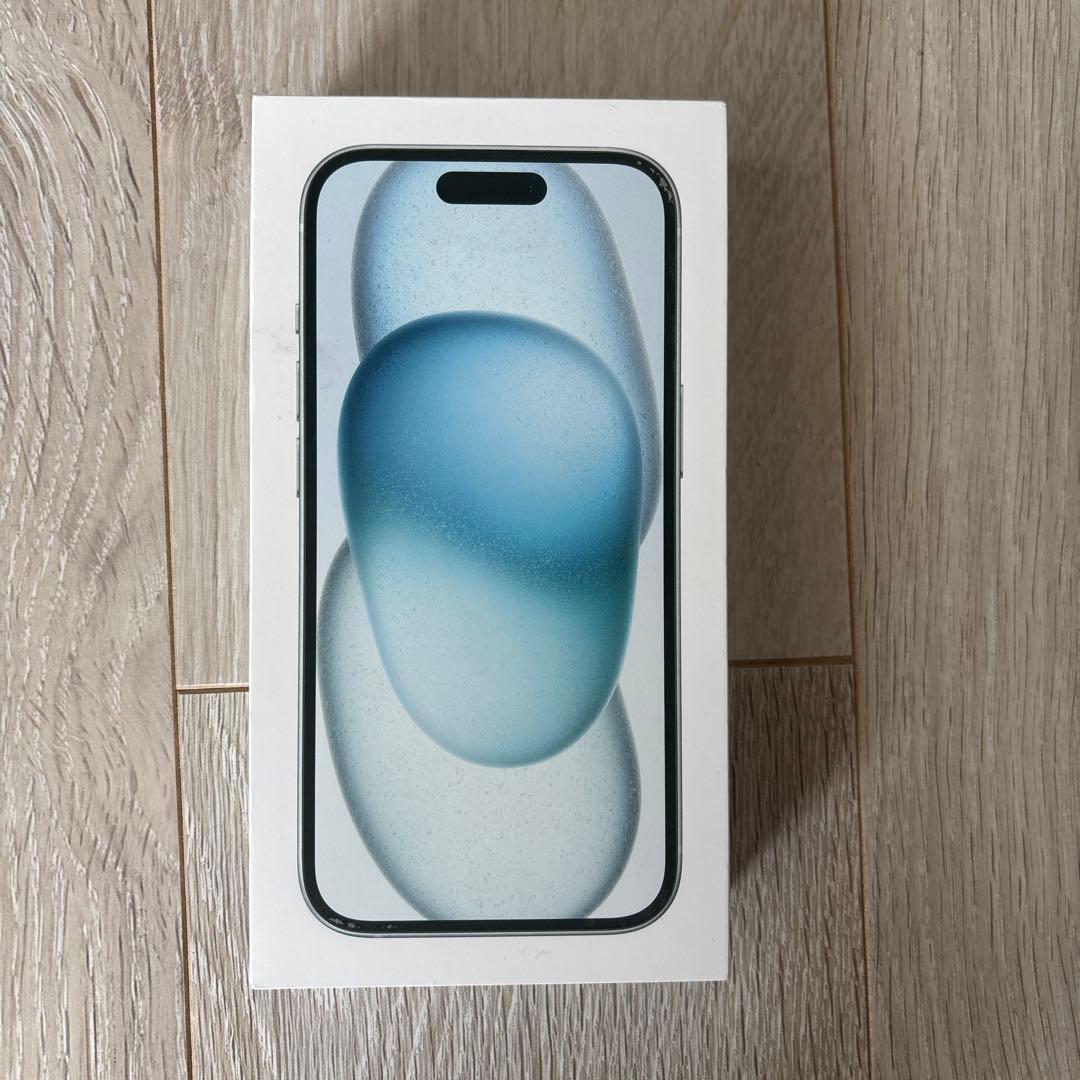 新品未使用　iPhone15 128GB ブルー