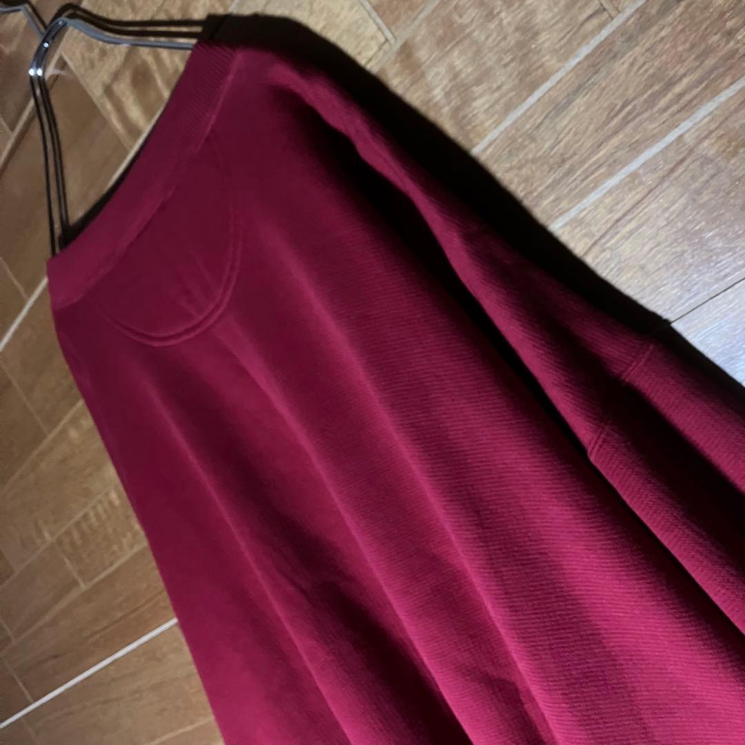 adidas 白タグ　80s スウェット　F192 赤　白　ビッグロゴ　XL程