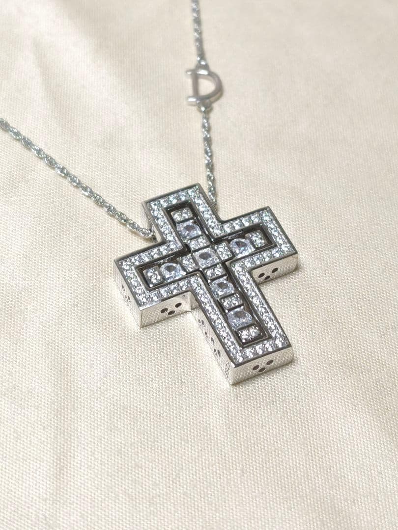 クロスネックレスシルバー 50cm※DAMIANI ダミアーニ ベルエポック風