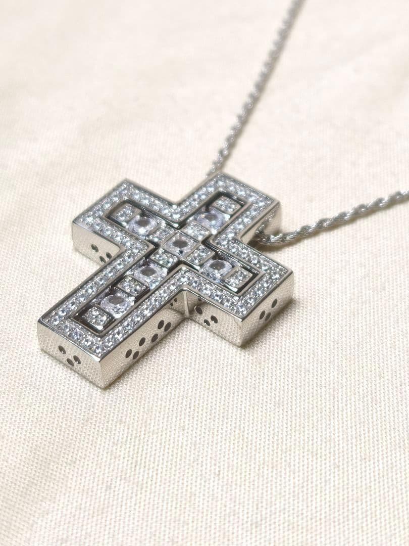 クロスネックレスシルバー 50cm※DAMIANI ダミアーニ ベルエポック風