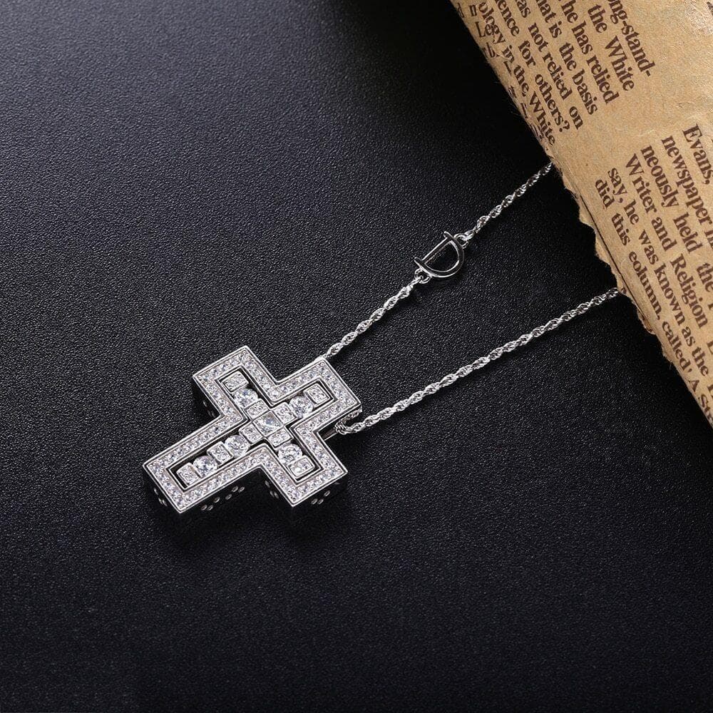 クロスネックレスシルバー 50cm※DAMIANI ダミアーニ ベルエポック風