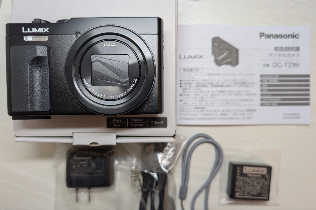 美品 Panasonic LUMIX DC-TZ99 ブラック
