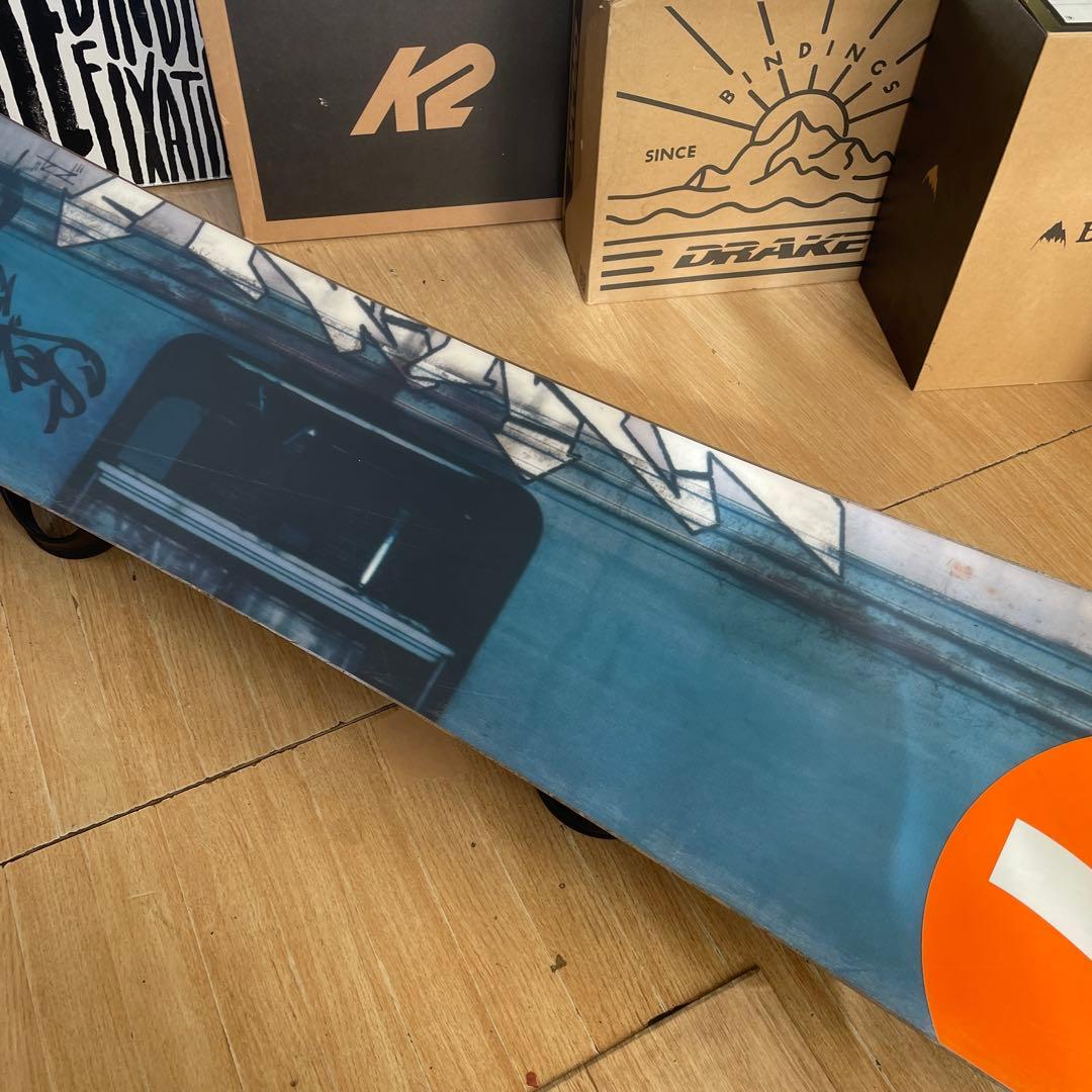 BURTON　バートン　未使用バイン付きスノーボードセット　ジブ・グラトリ◎