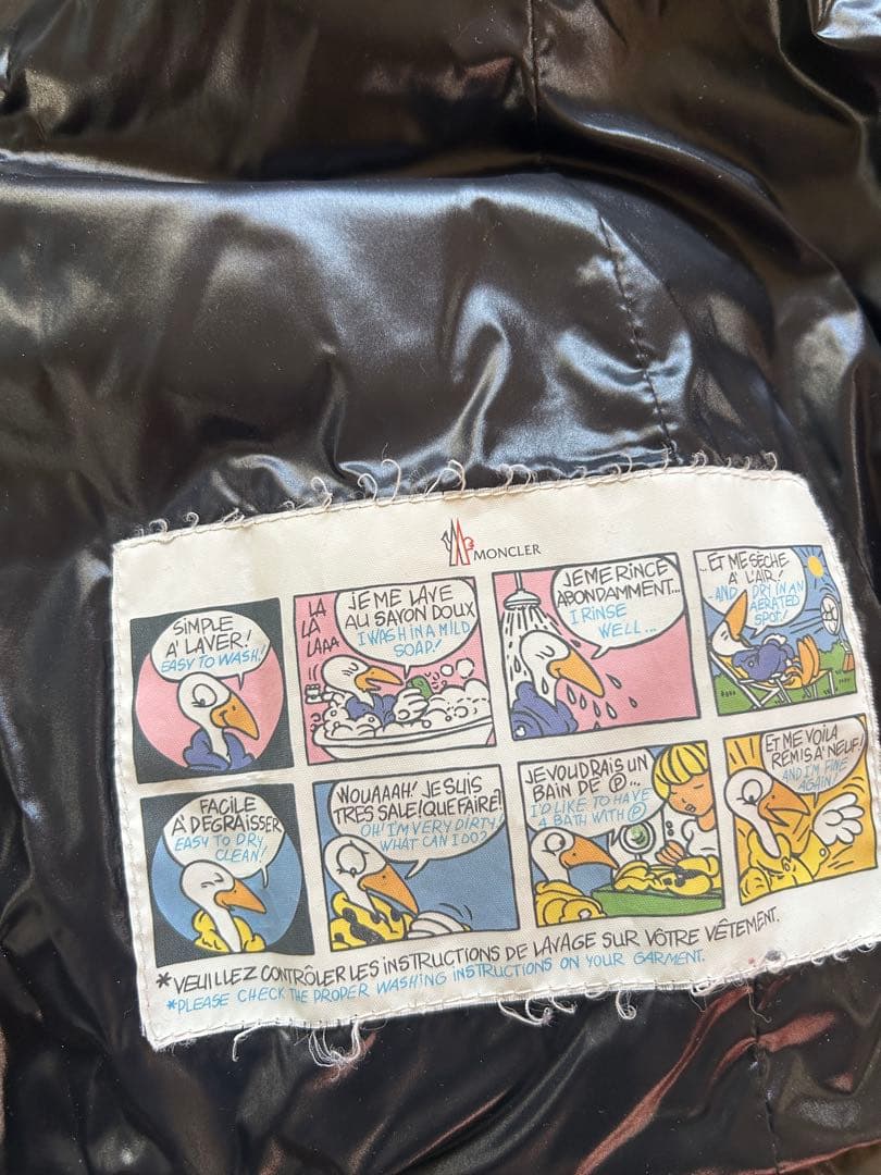 Moncler ダークブラウン ダウンジャケット　サイズ0